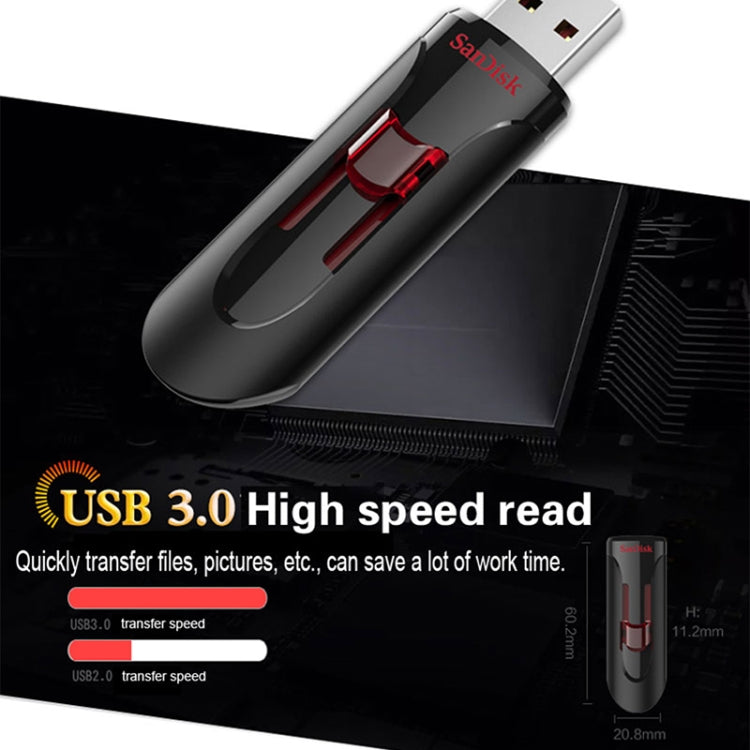 SanDisk CZ600 USB 3.0 High Speed U Disk, Capacity: 128GB - USB Flash Drives by SanDisk | Online Shopping UK | buy2fix
