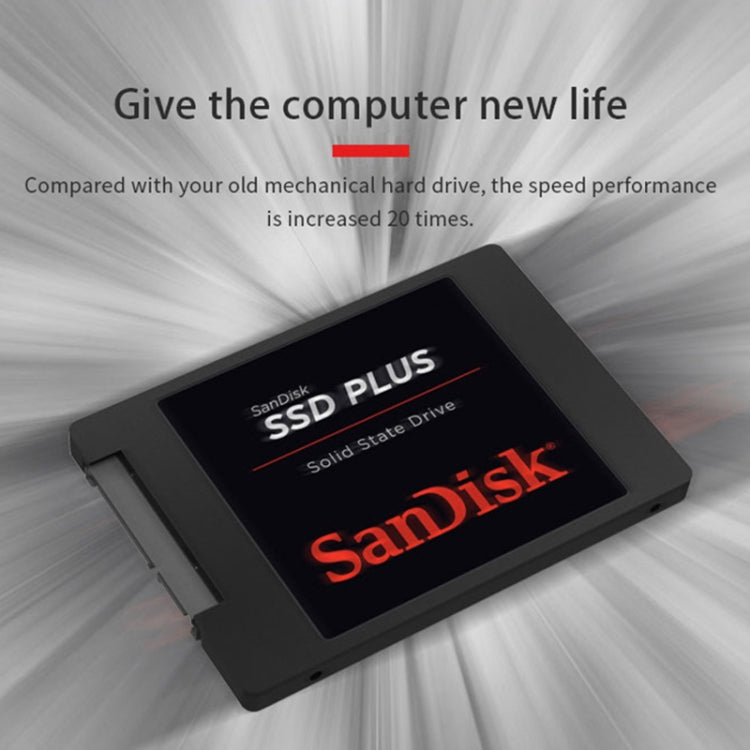 SanDisk SDSSDA 2.5 inch Notebook SATA3 Desktop Computer Solid State Drive, Capacity: 240GB - External Solid State Drives by SanDisk | Online Shopping UK | buy2fix