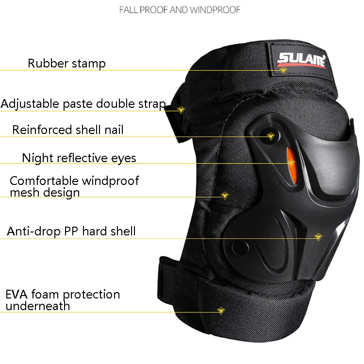 SULAITE Motorcycle Riding Equipment Protective Gear Off-Road Riding Anti-Fall Protector, Specification: Elbow Pad - Protective Gear by SULAITE | Online Shopping UK | buy2fix