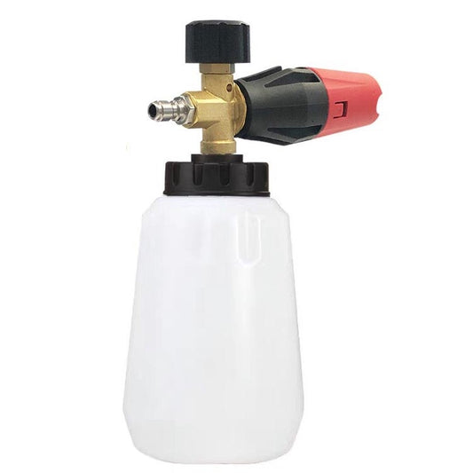 Car Wash Water Gun Foam Pot High Pressure Water Gun Foam Pot(White Foam Pot With Black Mouth) - Car Washer & Accessories by buy2fix | Online Shopping UK | buy2fix
