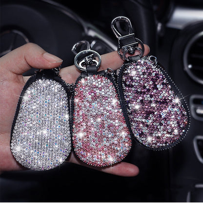 Diamond Car Gourd Key Case Car Key Case(Pink Diamond) - Car Key Cases by buy2fix | Online Shopping UK | buy2fix