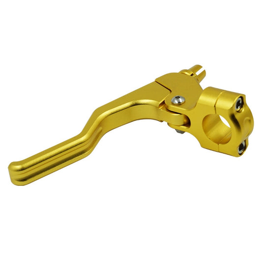 ATV Clutch Hand Brakes CNC Aluminum Alloy 22mm Handle Holder Universal Handbrake(Golden) - Motorbike Brakes by buy2fix | Online Shopping UK | buy2fix