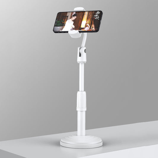 4 PCS Desktop Stand Mobile Phone Tablet Live Broadcast Stand Telescopic Disc Stand, Colour: White - Stand by buy2fix | Online Shopping UK | buy2fix