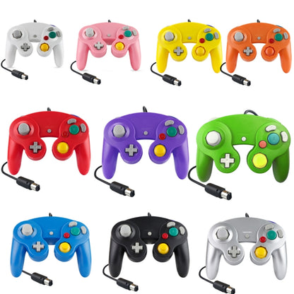 2 PCS Single Point Vibrating Controller Wired Game Controller For Nintendo NGC / Wii, Product color: Purple - Gamepads by buy2fix | Online Shopping UK | buy2fix