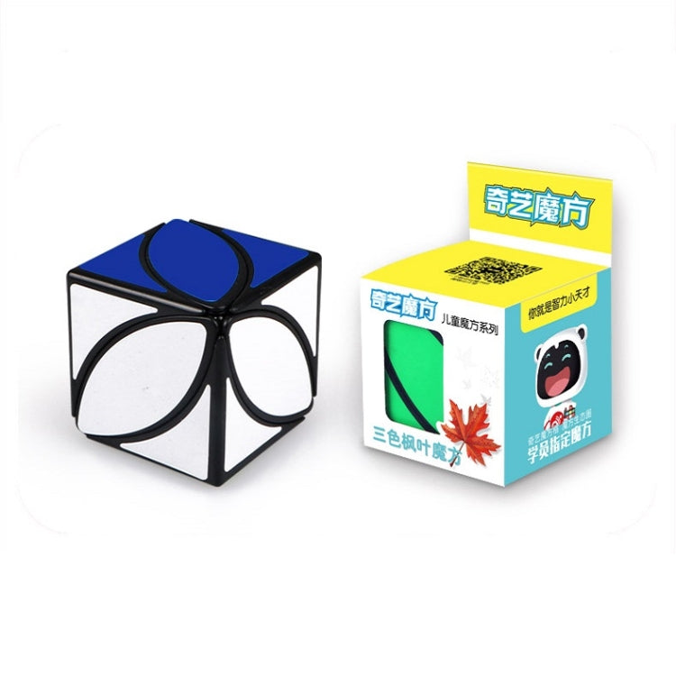 2 PCS Early Education Puzzle Cube Toy For Children Three-color Maple Leaf - Magic Cubes by buy2fix | Online Shopping UK | buy2fix