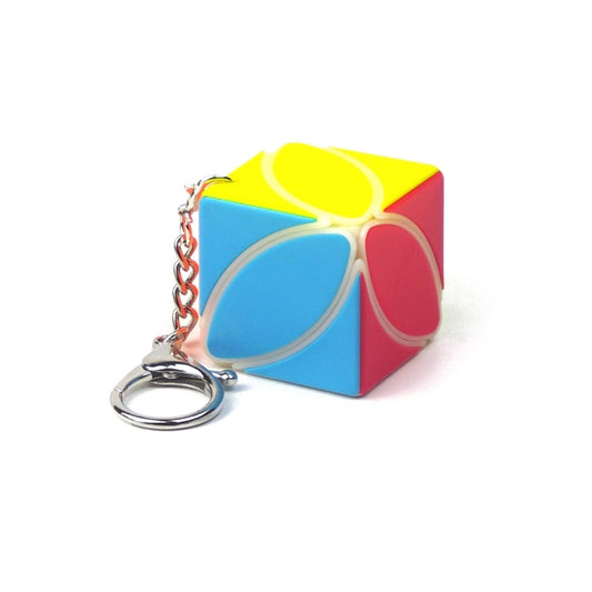 2 PCS Mini Keychain Magic Cube Decompression Toy Maple Leaf Keychain - Magic Cubes by buy2fix | Online Shopping UK | buy2fix