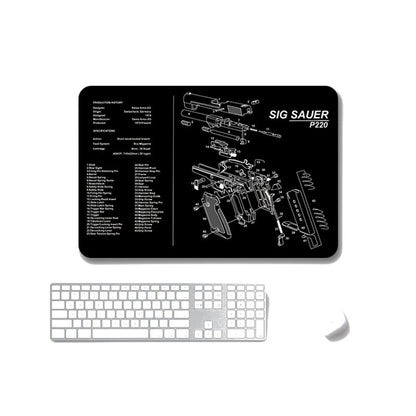 2 PCS Heat Transfer Non-Slip Single-Sided Office Gaming Mouse Pad 3mm(SPS-SigP220) - Mouse Pads by buy2fix | Online Shopping UK | buy2fix