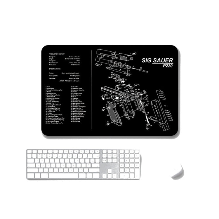 2 PCS Heat Transfer Non-Slip Single-Sided Office Gaming Mouse Pad 5mm(SPS-SigP220) - Mouse Pads by buy2fix | Online Shopping UK | buy2fix