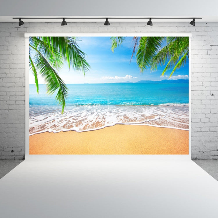 2.1m x 1.5m Coconut Tree Sea View Photography Cloth - Camera Accessories by buy2fix | Online Shopping UK | buy2fix