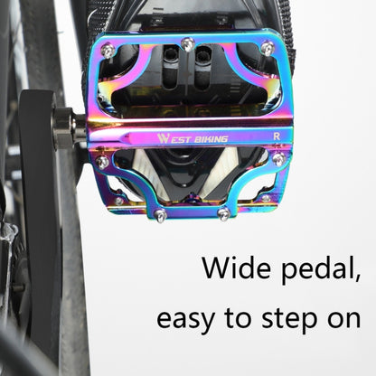 1 Pair WEST BIKING YP0802081 Mountain Road Bike Colorful Pedals(Colorful) - Pedals by WEST BIKING | Online Shopping UK | buy2fix