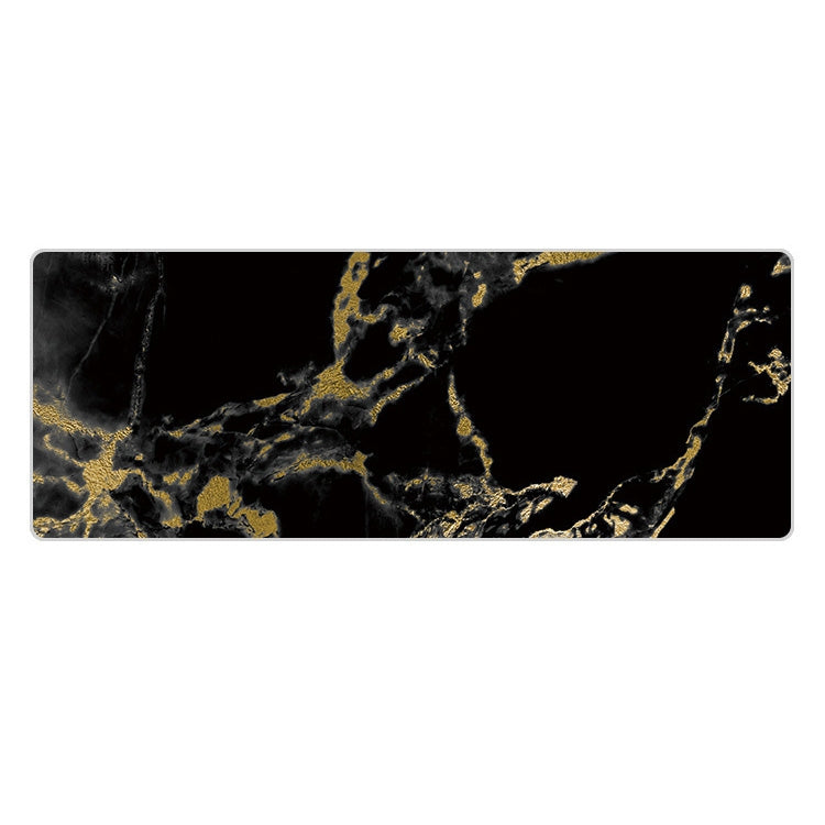 400x900x5mm Marbling Wear-Resistant Rubber Mouse Pad(Black Gold Marble) - Mouse Pads by buy2fix | Online Shopping UK | buy2fix