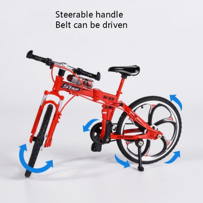 1:8 Scale Simulation Alloy Bicycle Model Mini Bicycle Toy Decoration(Mountain Bike-Red) - Model Toys by buy2fix | Online Shopping UK | buy2fix