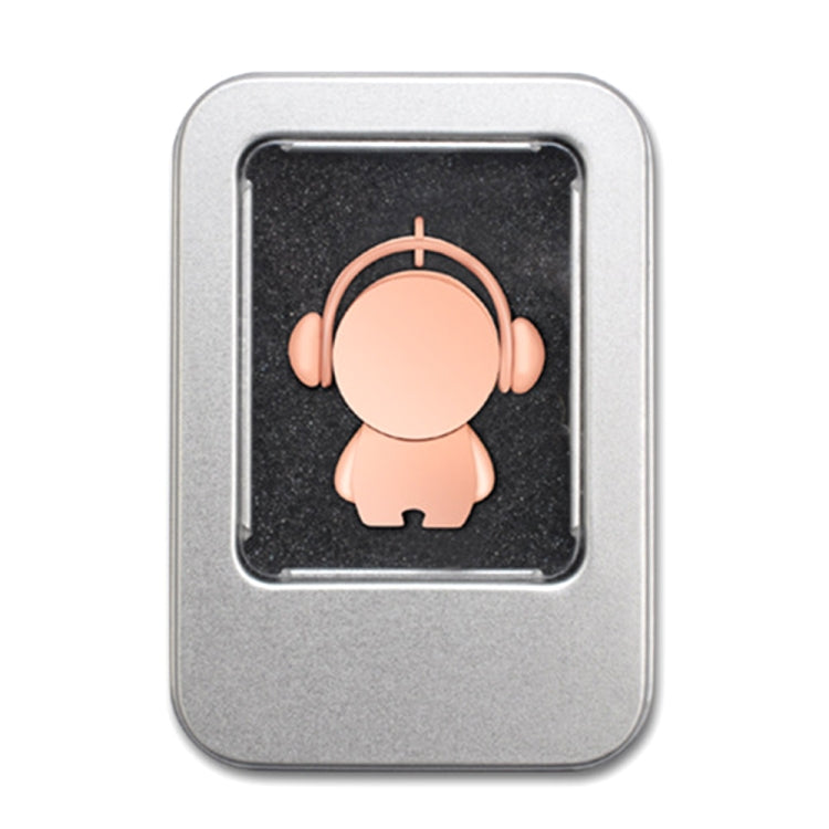 Y01 Metal Musician Car Cartoon Style U Disk, Capacity: 64GB(Rose Gold) - USB Flash Drives by buy2fix | Online Shopping UK | buy2fix