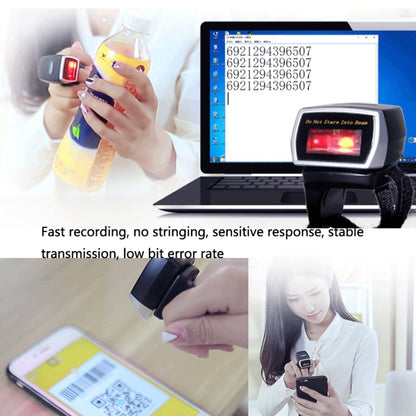 NETUM 2D Mini Wireless Bluetooth Ring Scanner(R2L) - Portable Scanner by NETUM | Online Shopping UK | buy2fix