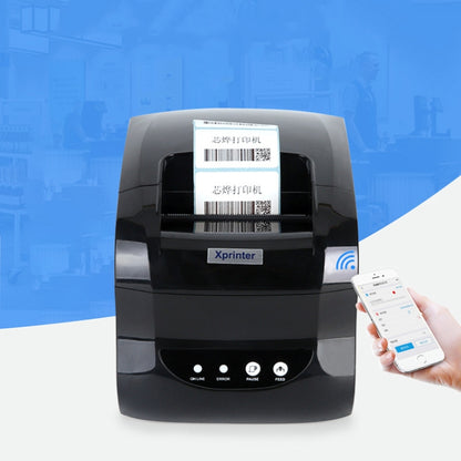 Xprinter XP-365B 80mm Thermal Label Printer Clothing Tag Supermarket Barcode Printer, Plug: UK Plug(Bluetooth Version) - Printer by Xprinter | Online Shopping UK | buy2fix