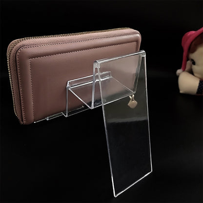 10 PCS Thickened Transparent Wallet Holder Plastic Phone Mask Display Stand Counter Display Stand,Specification: No. 3 3 Layer - Desktop Holder by buy2fix | Online Shopping UK | buy2fix