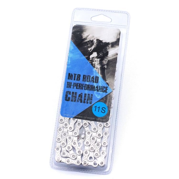 Mountain Road Bike Chain Electroplating Chain, Specification: 11 Speed - Outdoor & Sports by buy2fix | Online Shopping UK | buy2fix