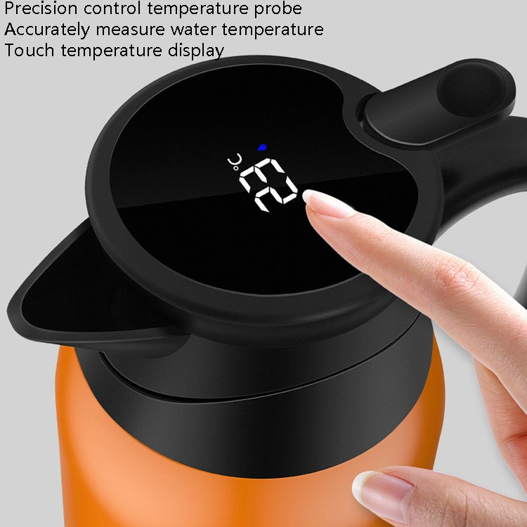 Car Heating Cup Electric Heating Cup Kettle(12V Warm Orange) - In Car by buy2fix | Online Shopping UK | buy2fix