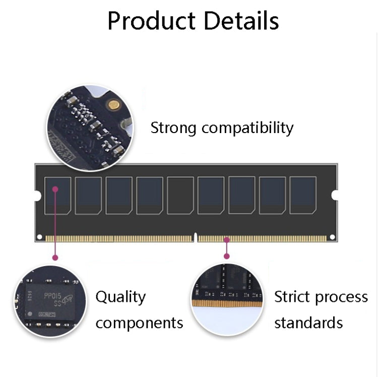 JingHai PC4 DDR4 16G Single Strip Desktop Memory(2400MHz) - RAMs by JingHai | Online Shopping UK | buy2fix