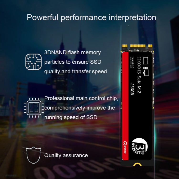 Eekoo E5 M.2 SATA Solid State Drives for Desktops / Laptops, Capacity: 128G - Computer & Networking by eekoo | Online Shopping UK | buy2fix