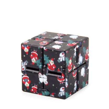 3 PCS Infinite Magic Cube Halloween & Christmas Theme Decompression Pocket Cube Second Order Cube Toy(NO.335K-3 Christmas Black) - Magic Cubes by buy2fix | Online Shopping UK | buy2fix