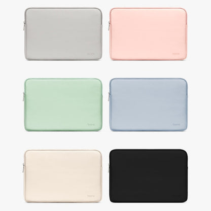 Baona BN-Q001 PU Leather Laptop Bag, Colour: Grey, Size: 13/13.3/14 inch - 14.1 inch by Baona | Online Shopping UK | buy2fix