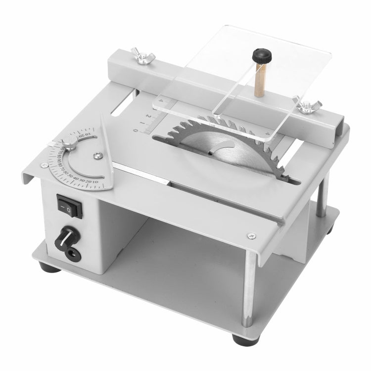 150W Miniature Precision Table Saw Mini Chainsaw Portable Woodworking Sliding Table Saw Multifunctional Cutting Machine, AU Plug - Electric Saws & Accessories by buy2fix | Online Shopping UK | buy2fix