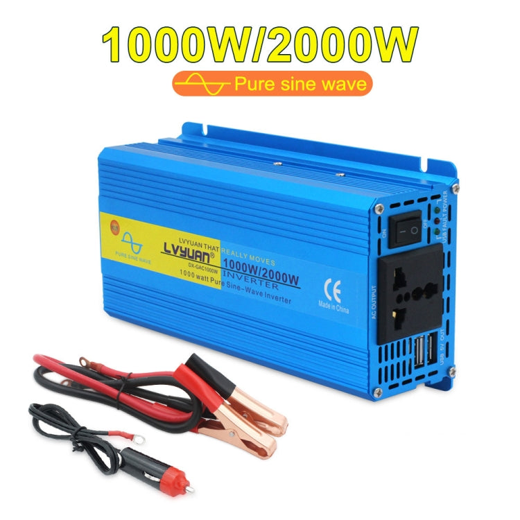 LVYUAN  2000W Car Home Pure Sine Wave Solar Inverter, Specification: 48V To 220V - In Car by LVYUAN | Online Shopping UK | buy2fix