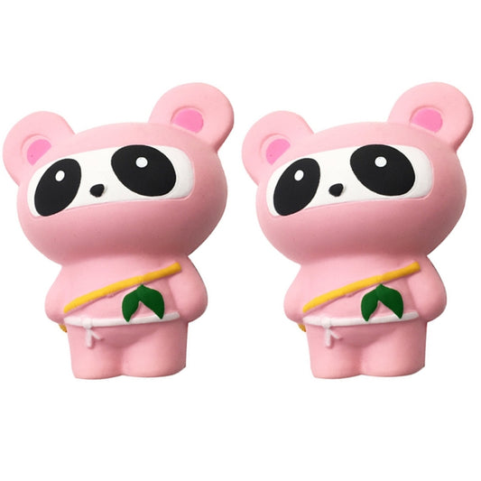 2 PCS TTPU1054 Cute Cartoon Animal Slow Rebound Decompression Toy(Panda Pink) - Squeeze Toys by buy2fix | Online Shopping UK | buy2fix