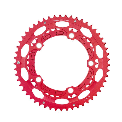 WEST BIKING YP0719274 53-39T Road Bike Crank Racing Double Disc(Red) - Outdoor & Sports by WEST BIKING | Online Shopping UK | buy2fix