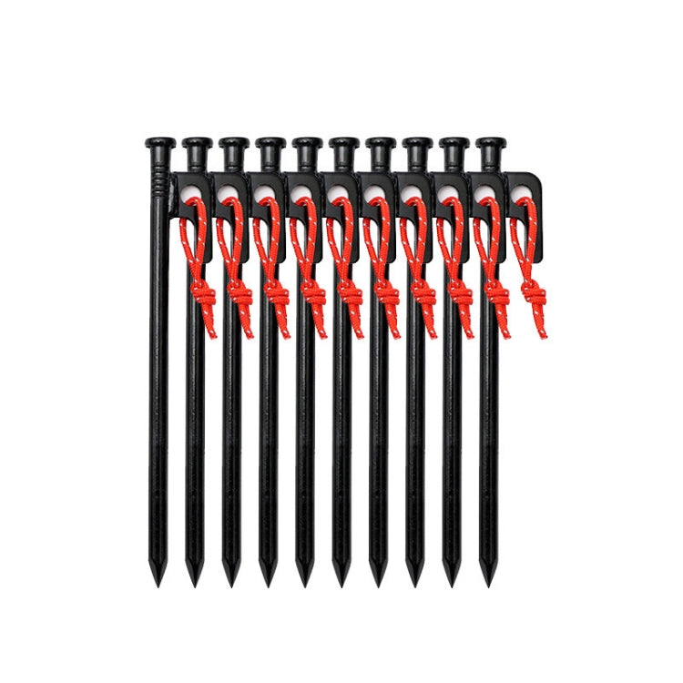 10 PCS 25cm Outdoor Camping Windproof Fixed Canopy Ground Nails - Tents & Accessories by buy2fix | Online Shopping UK | buy2fix