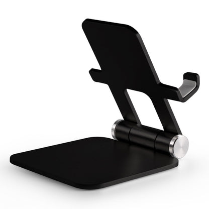 MT510 Universal Metal Folding Stand For Mobile Phone And Tablet(Mysterious Black) - Desktop Holder by buy2fix | Online Shopping UK | buy2fix