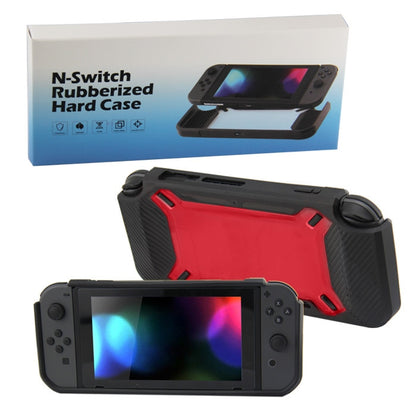 Scratch-Resistant Back Cover For Nintendo Switch(Black + Red) - Cases by buy2fix | Online Shopping UK | buy2fix