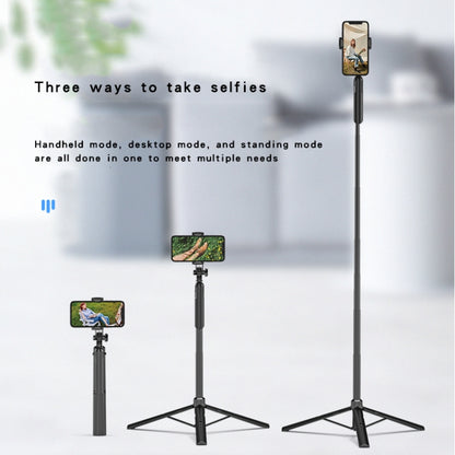 CYKE Folding Telescopic Mobile Phone Broadcast Stand Tripod, Specification: A61-1.6m (Cloud Station) - Consumer Electronics by CYKE | Online Shopping UK | buy2fix