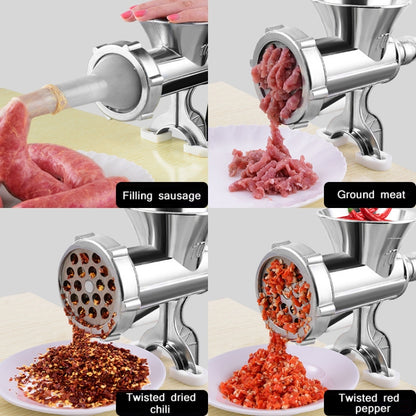 Household Manual Grinder Sausage Machine, Specification: No. 10 Large - Stirrer & Squeezer by buy2fix | Online Shopping UK | buy2fix