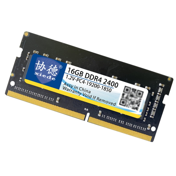 XIEDE X062 DDR4 NB 2400 Full Compatibility Notebook RAMs, Memory Capacity: 16GB - RAMs by XIEDE | Online Shopping UK | buy2fix