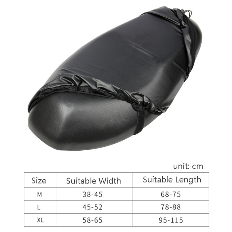 MC1004 Motorcycle Sun Protection Dustproof Rain Seat Cover, Specification: XL(Black) - In Car by buy2fix | Online Shopping UK | buy2fix