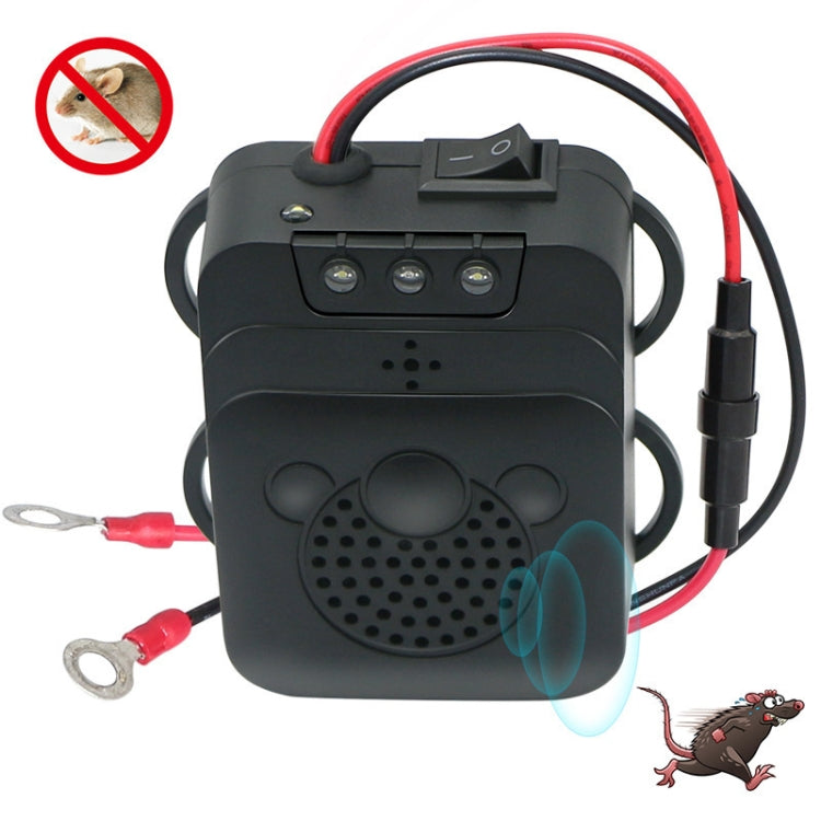532 Vehicle Ultrasonic Mouse Repeller(Black) - In Car by buy2fix | Online Shopping UK | buy2fix