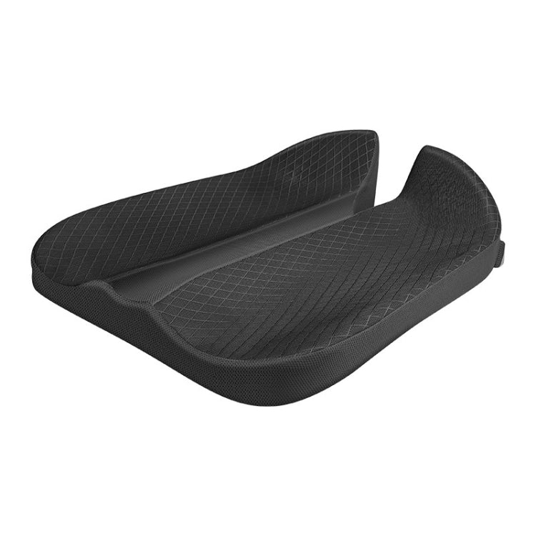 QFC060 V-shaped Car Memory Foam Non-slip Seat Cushion(Black) - In Car by buy2fix | Online Shopping UK | buy2fix