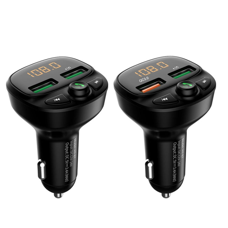 HY-87 Car Bluetooth MP3 Dual USB Car Charger, Style: Fast Charge Version - In Car by buy2fix | Online Shopping UK | buy2fix