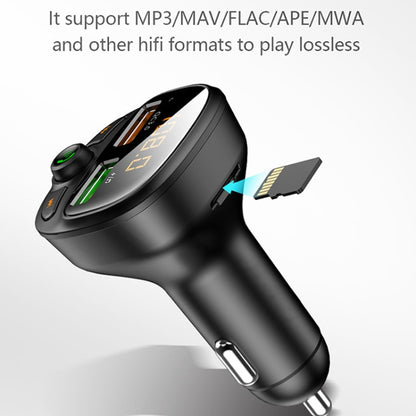 HY-87 Car Bluetooth MP3 Dual USB Car Charger, Style: Fast Charge Version - In Car by buy2fix | Online Shopping UK | buy2fix