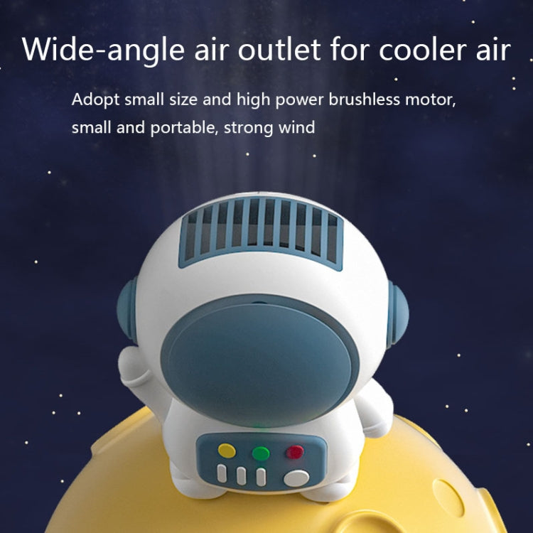 6052 USB Charging Mini Astronaut Shape Bladeless Fan(Purple) - Consumer Electronics by buy2fix | Online Shopping UK | buy2fix