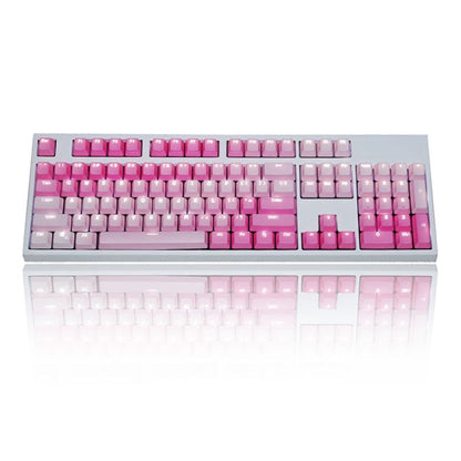 104 Keys Light-transmitting Dip-dyed Keycaps(Valentine's Day) - Other by buy2fix | Online Shopping UK | buy2fix