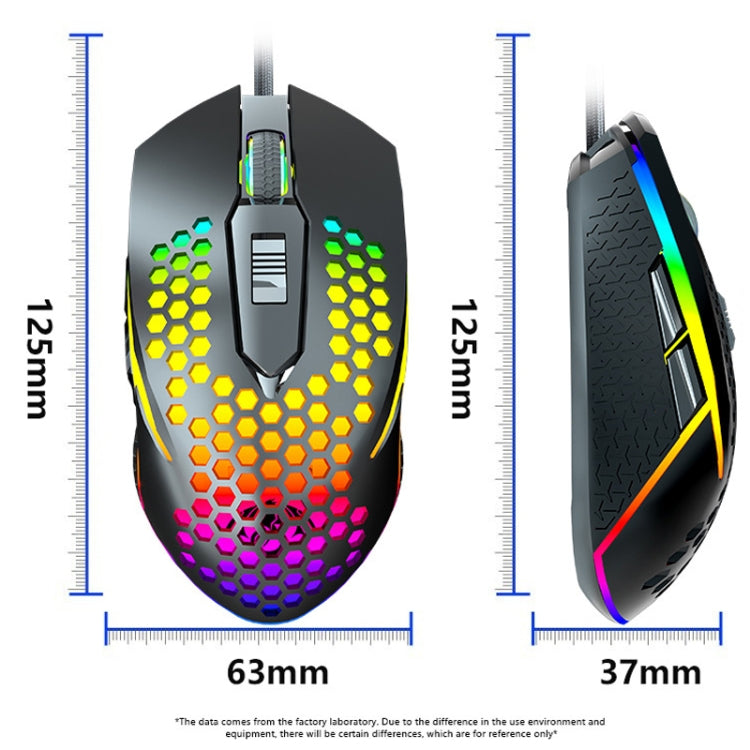 LEAVEN S50 6Keys Macro Definition Programmable RGB Lighted Gaming Wired Mouse, Cable Length: 1.5m(Pink) - Wired Mice by LEAVEN | Online Shopping UK | buy2fix