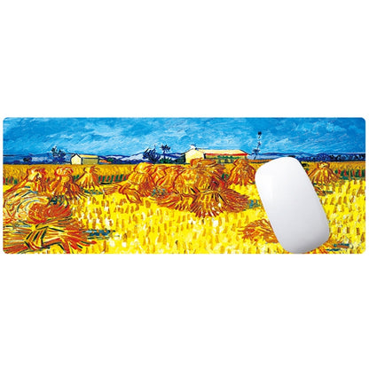 400x900x3mm Locked Am002 Large Oil Painting Desk Rubber Mouse Pad(Fisherman) - Mouse Pads by buy2fix | Online Shopping UK | buy2fix