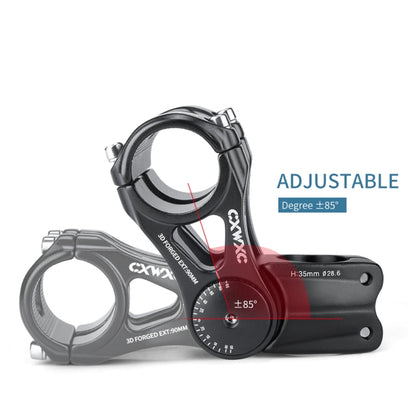 CXWXC MTB Road Bike Adjustable Stem Ultralight Aluminum Alloy Bike Stem( 110mm) - Outdoor & Sports by buy2fix | Online Shopping UK | buy2fix