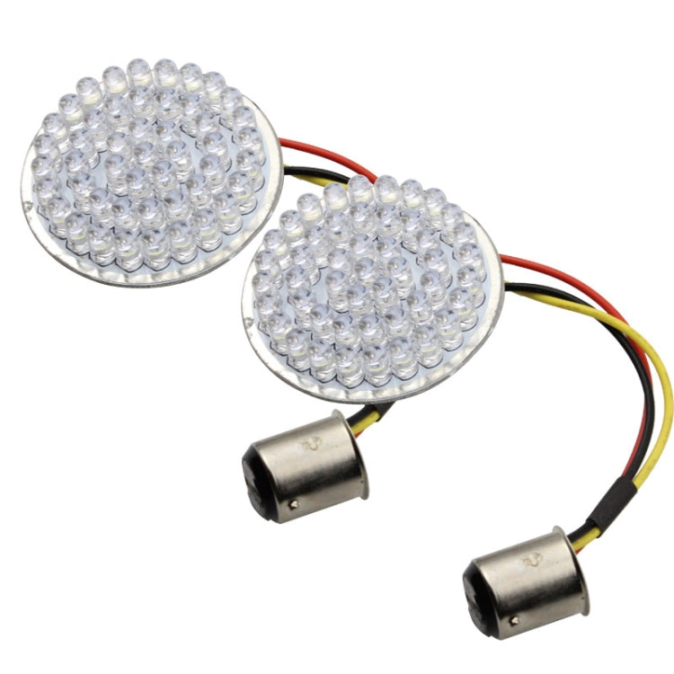 2 PCS Motorcycle LED Signal Steering Lamp For Dyna(White Yellow Light 1157 Without Lampshade) - In Car by buy2fix | Online Shopping UK | buy2fix