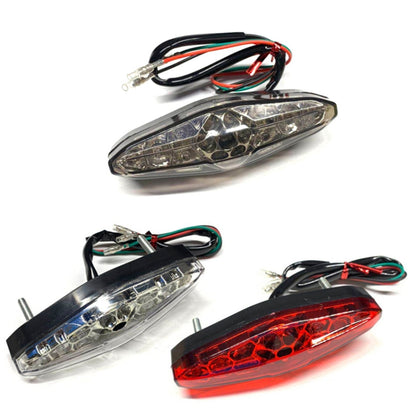 Motorcycle 15LED Brake Light Tail Light Decoration Lamp(White Shell) - In Car by buy2fix | Online Shopping UK | buy2fix