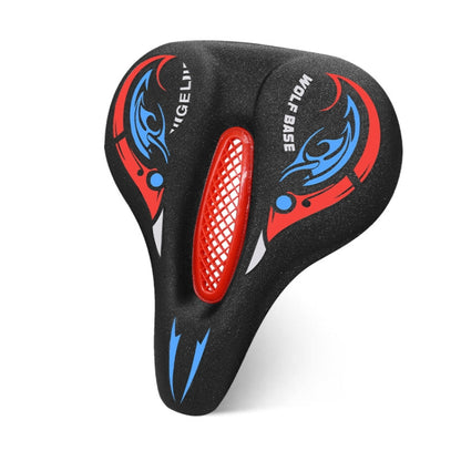 Bicycle Seat Cover Thickened Silicone Shock-absorbing Saddle Cover(Red) - Outdoor & Sports by buy2fix | Online Shopping UK | buy2fix