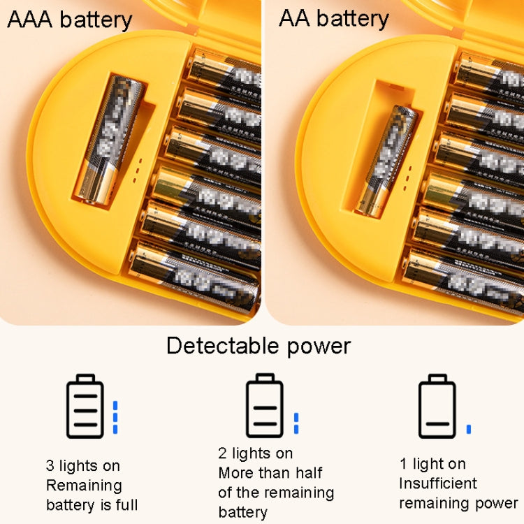 Household Battery Storage Box Data Cable Charger Storage Organizer Box, Color: Blue 3 Layer - Storage Boxes by buy2fix | Online Shopping UK | buy2fix